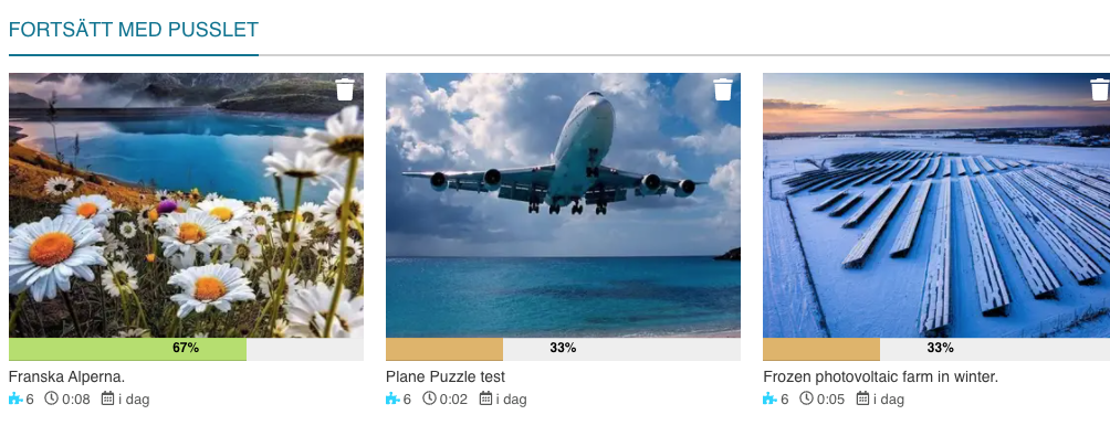 Avbryter och återupptar staplingen