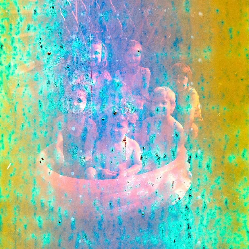 foto antigua niños en la piscina puzzle deslizante online