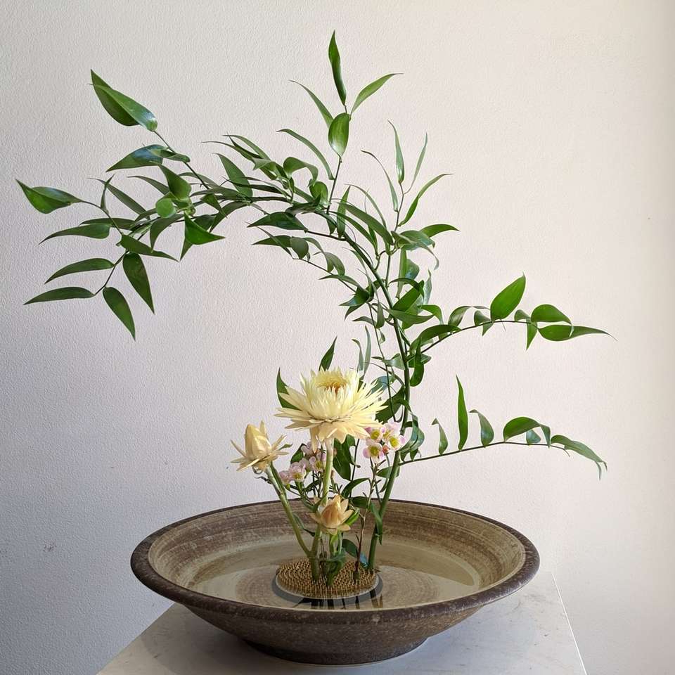 Ikebana, art przesuwane puzzle