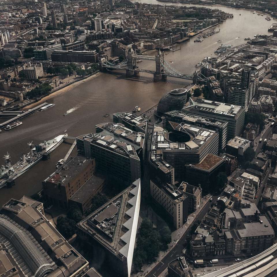 London från ovan glidande pussel online