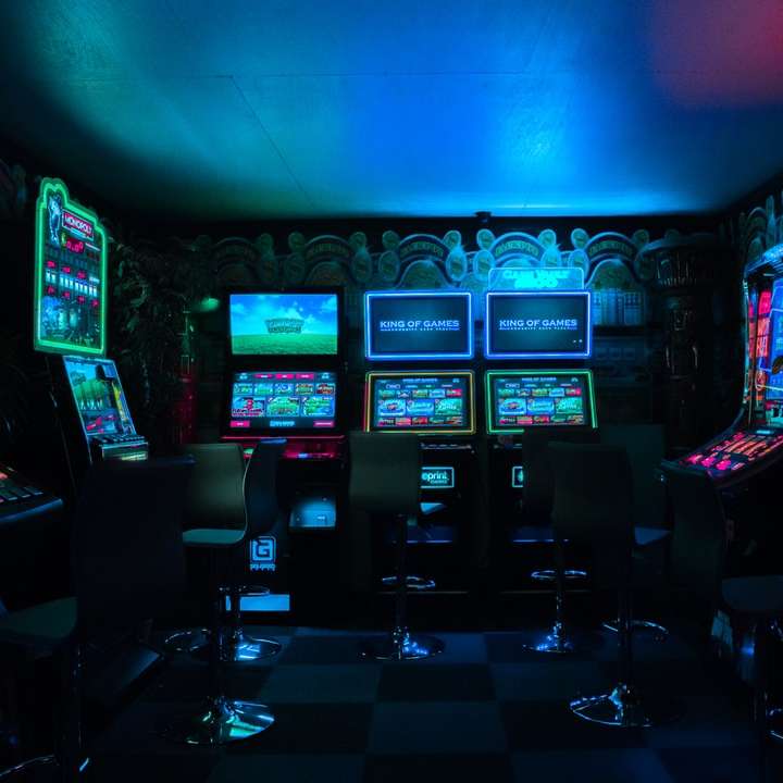 gaming room with arcade machines sliding puzzle online