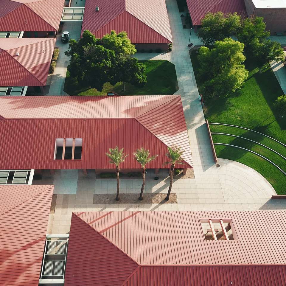 luchtfoto van huizen online puzzel