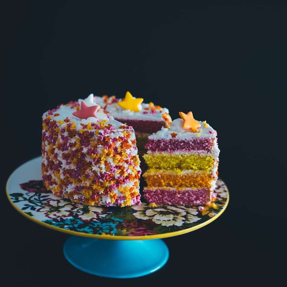 Gâteau coloré puzzle en ligne