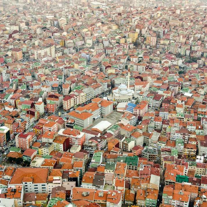 Aerial city online puzzle