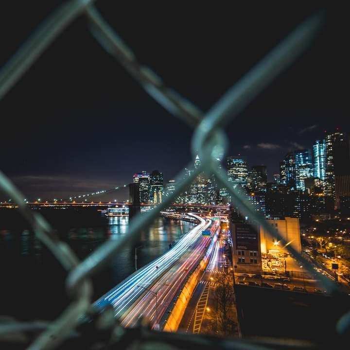 Манхатън мост X Дълга експозиция онлайн пъзел