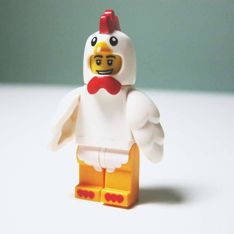 Solo un chico de pollo. puzzle deslizante online