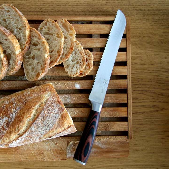 Sourdough bread loaf baking sliding puzzle online