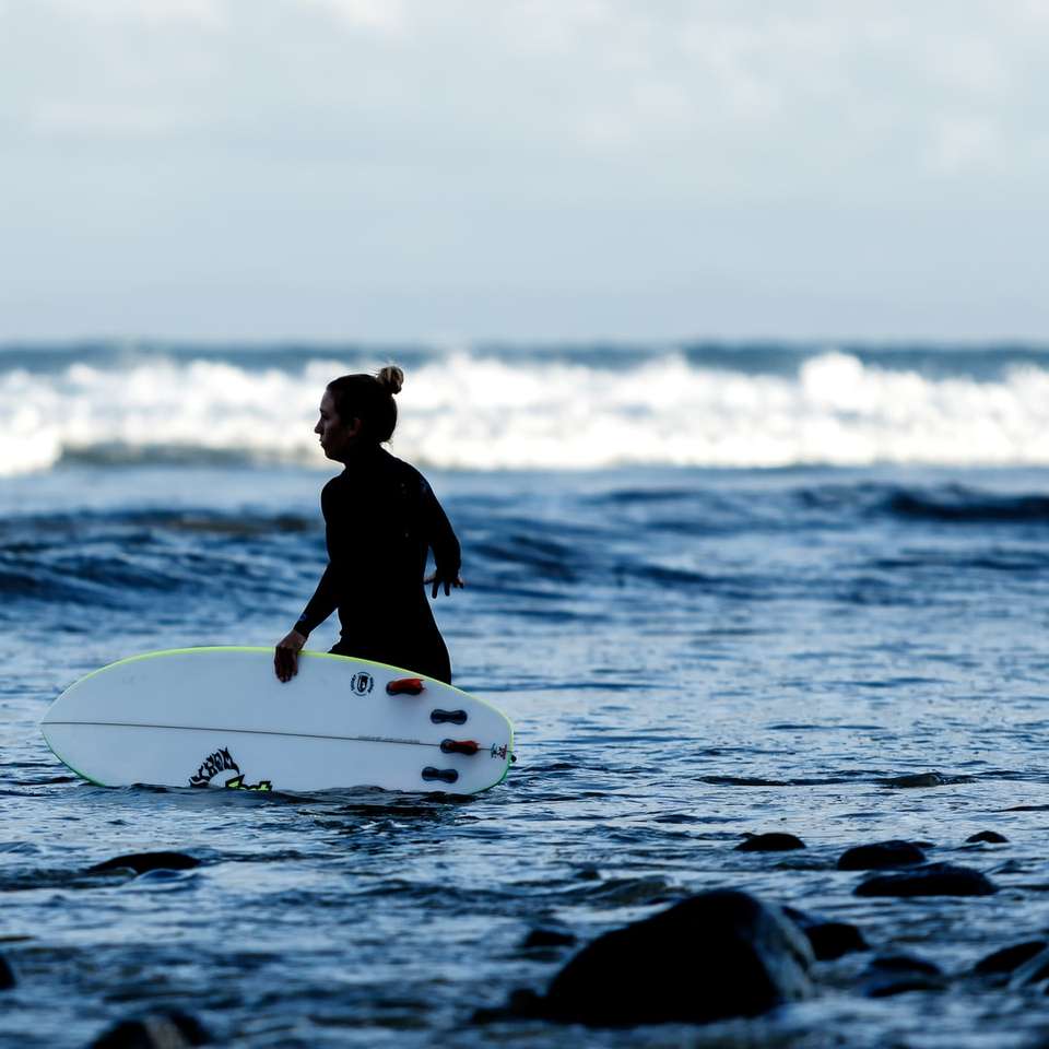 Malibu Surfer auf See Schiebepuzzle online