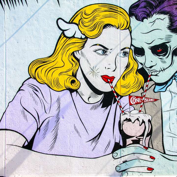 Graffiti op Coney Island schuifpuzzel online