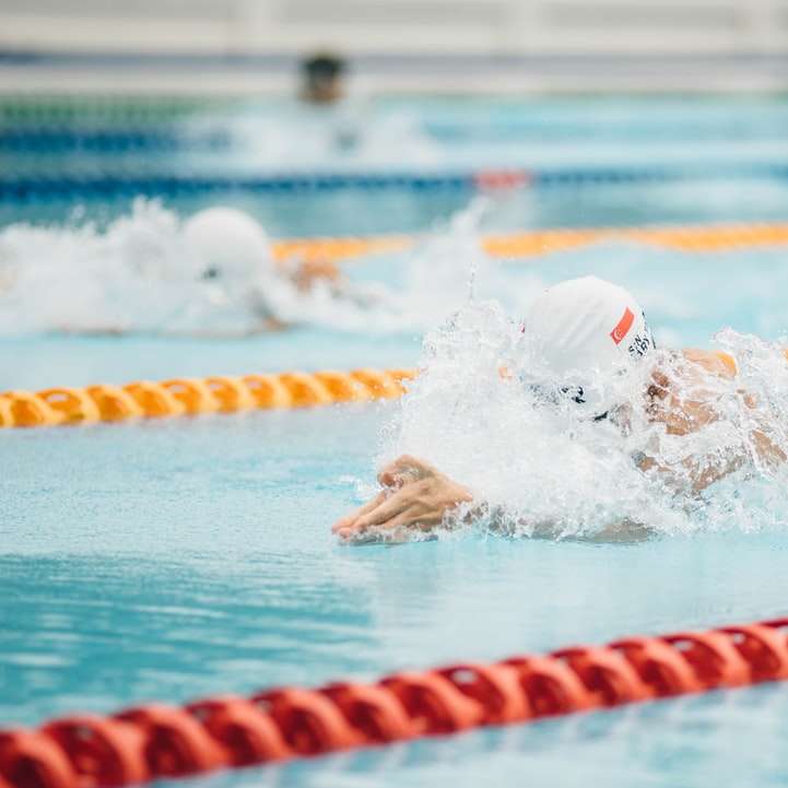 Lane zwemmer schuifpuzzel online