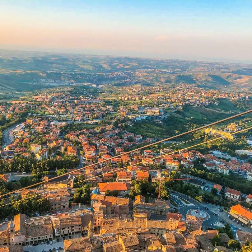 View of San Marino online puzzle