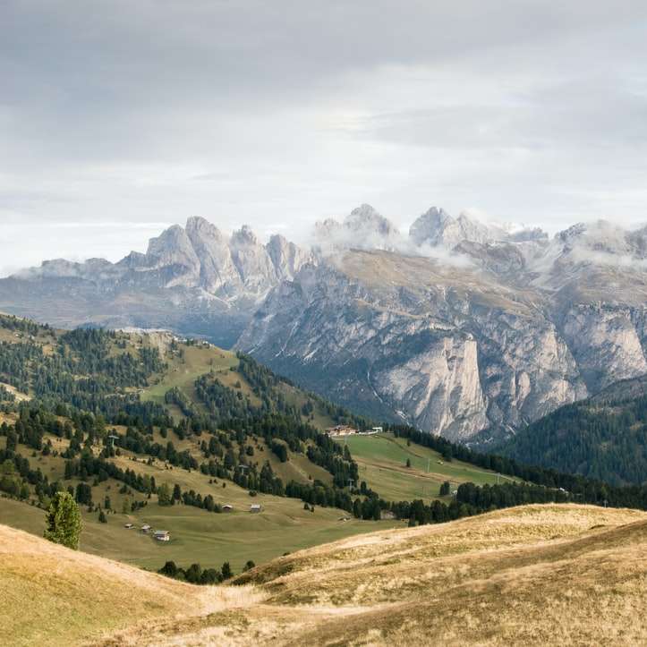 landschapsfoto van bergen schuifpuzzel online