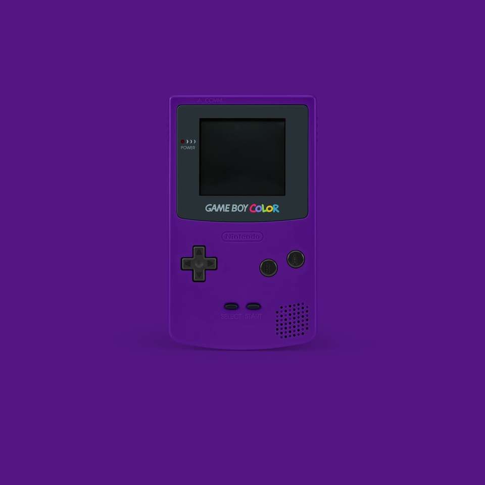 Фіолетовий Gameboy розсувний пазл онлайн