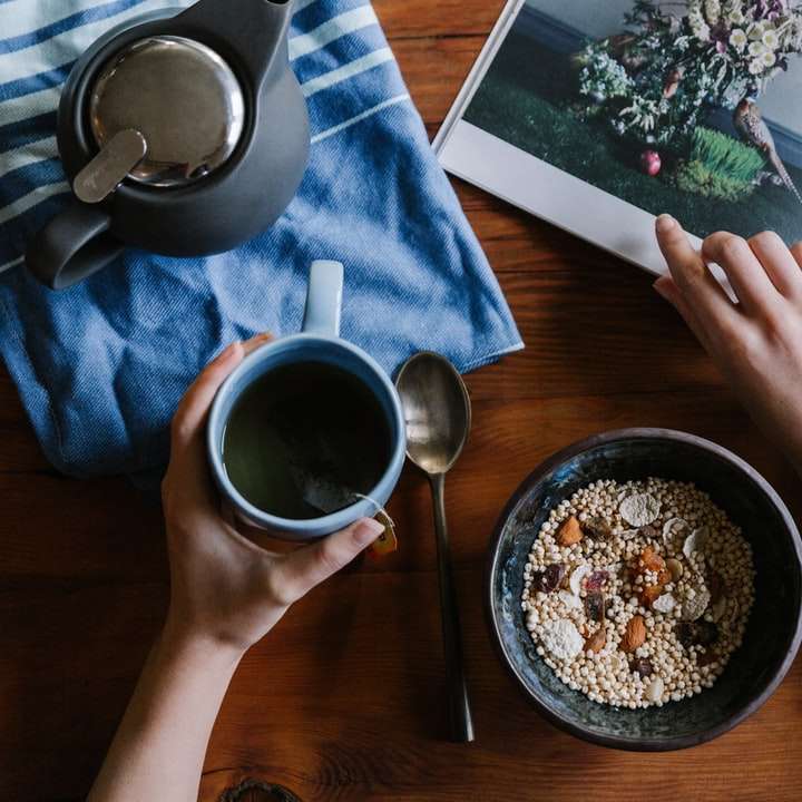 Entspannendes Frühstück Schiebepuzzle online