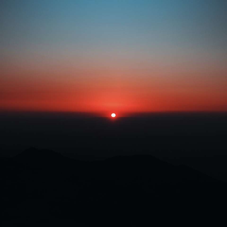 stor solnedgång i Jordaniens öken! glidande pussel online