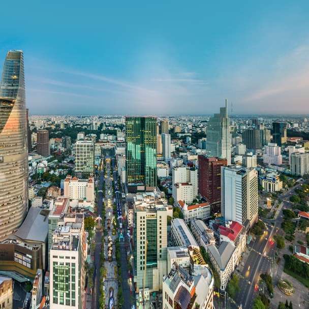 Skyline von Saigon Online-Puzzle