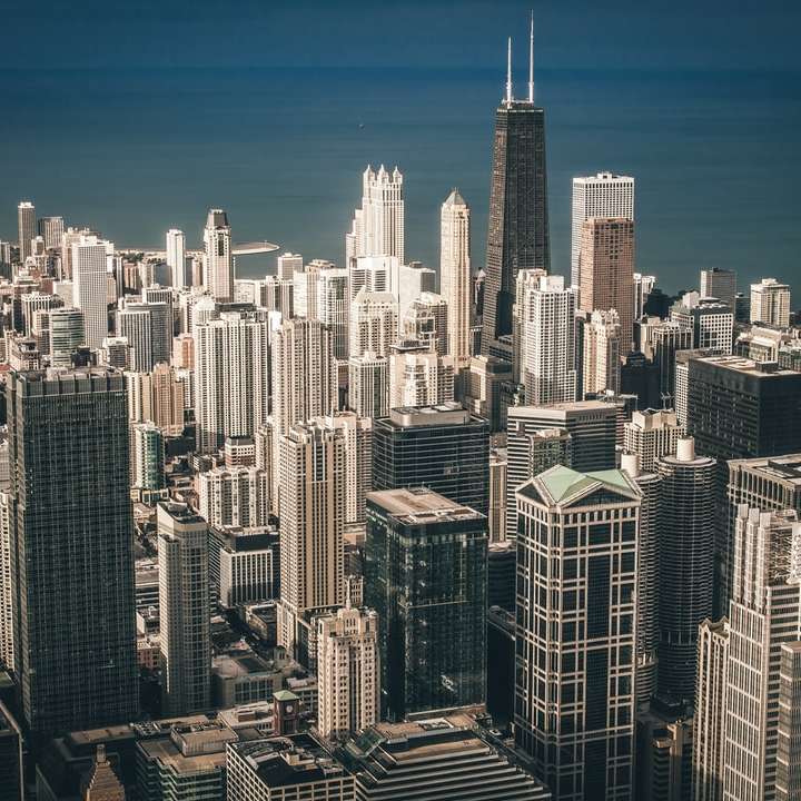 Chicago und Michigansee Online-Puzzle