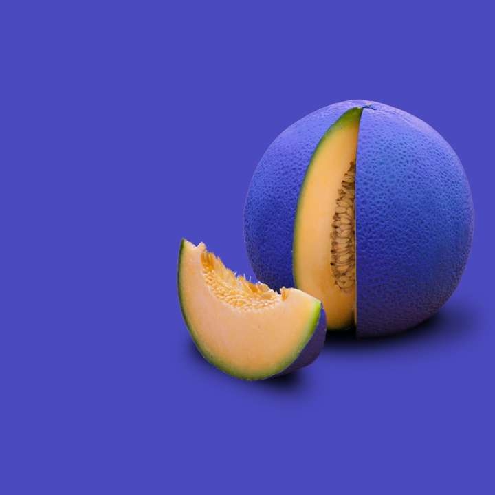 Painted cantaloupe melon online puzzle