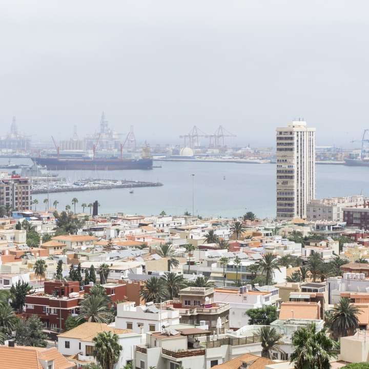 Kanarieöarna, hav, hamn glidande pussel online