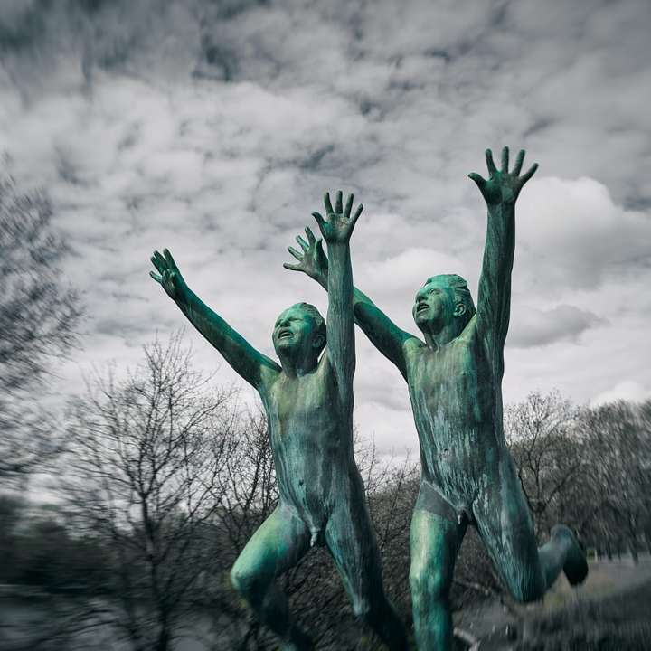 Парк на скулптурата Вигеланд. онлайн пъзел