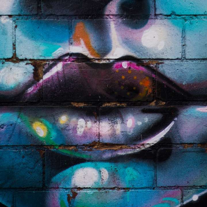 graffiti lèvres puzzle en ligne