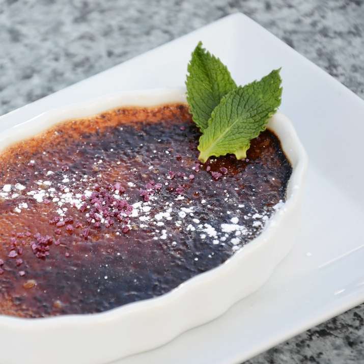 Десерт крем-брюле розсувний пазл онлайн