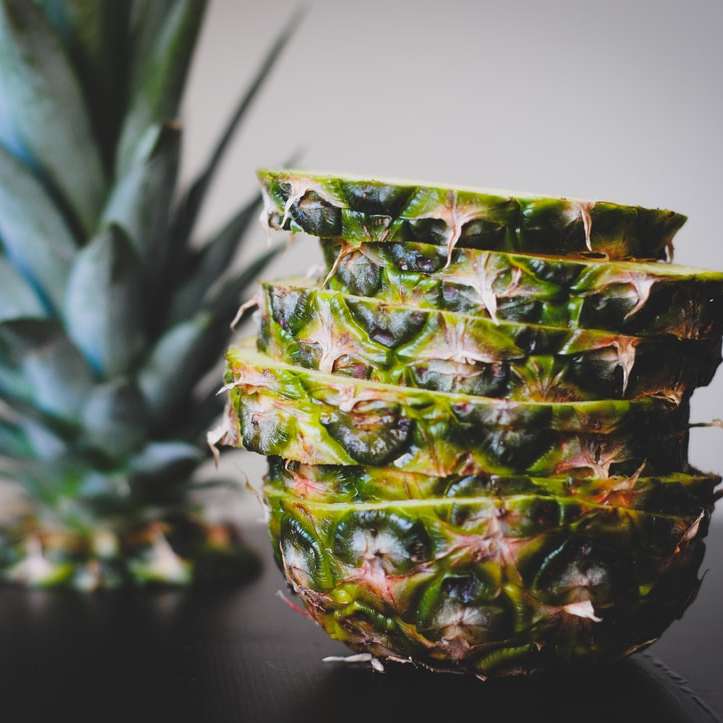 macrofotografia di frutta di ananas puzzle online
