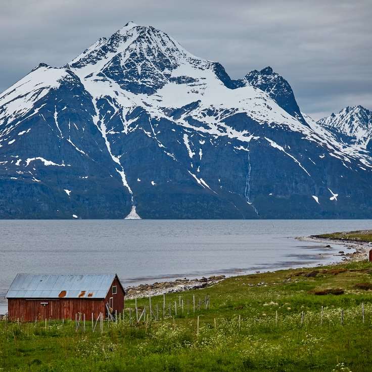 Arktiskt landskap Pussel online