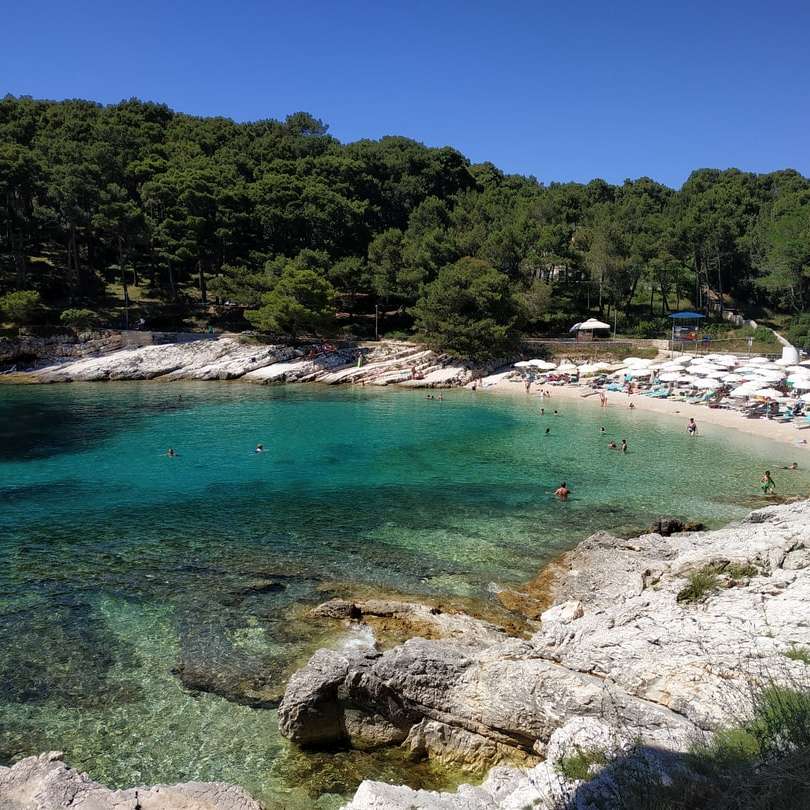 Vackra kroatiska havet Pussel online