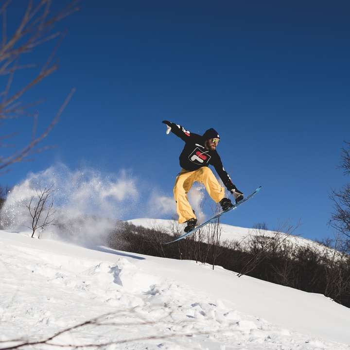 Plimbare cu snowboardul gratuit alunecare puzzle online