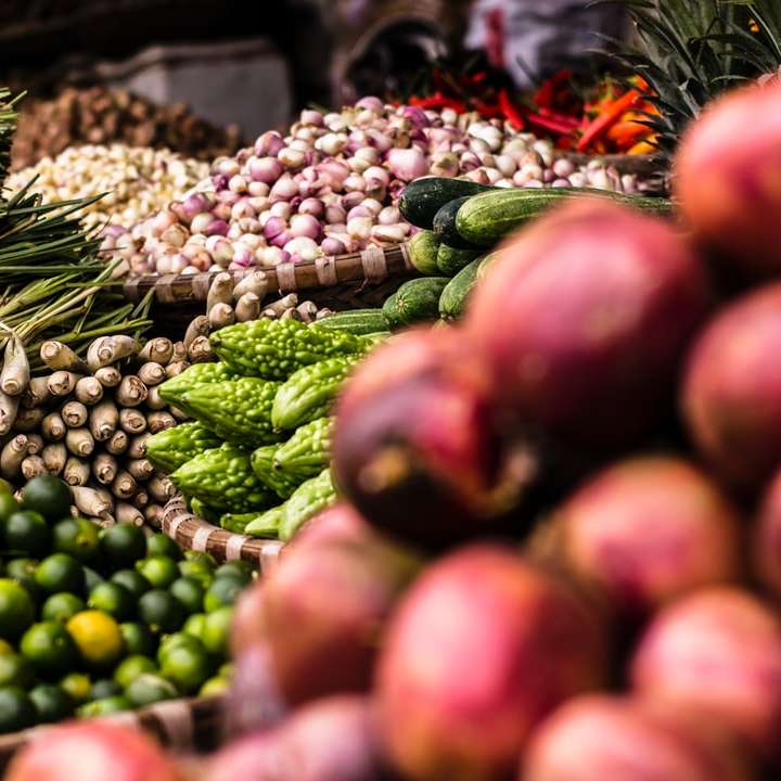 ανάμεικτα λαχανικά συρόμενο παζλ online