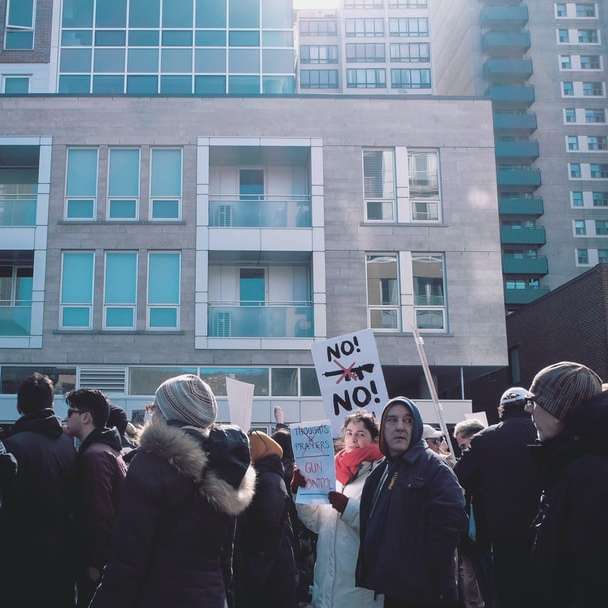 Evenimentul March For Our Lives la Montreal. puzzle online