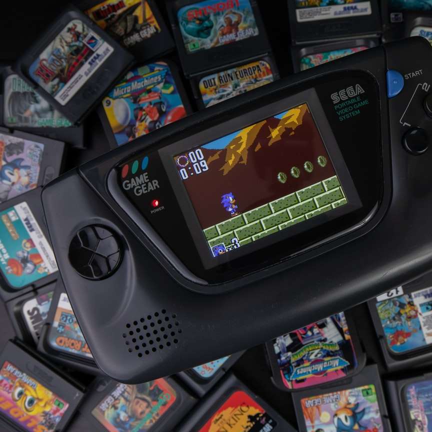 чорна ігрова консоль Nintendo Game boy розсувний пазл онлайн