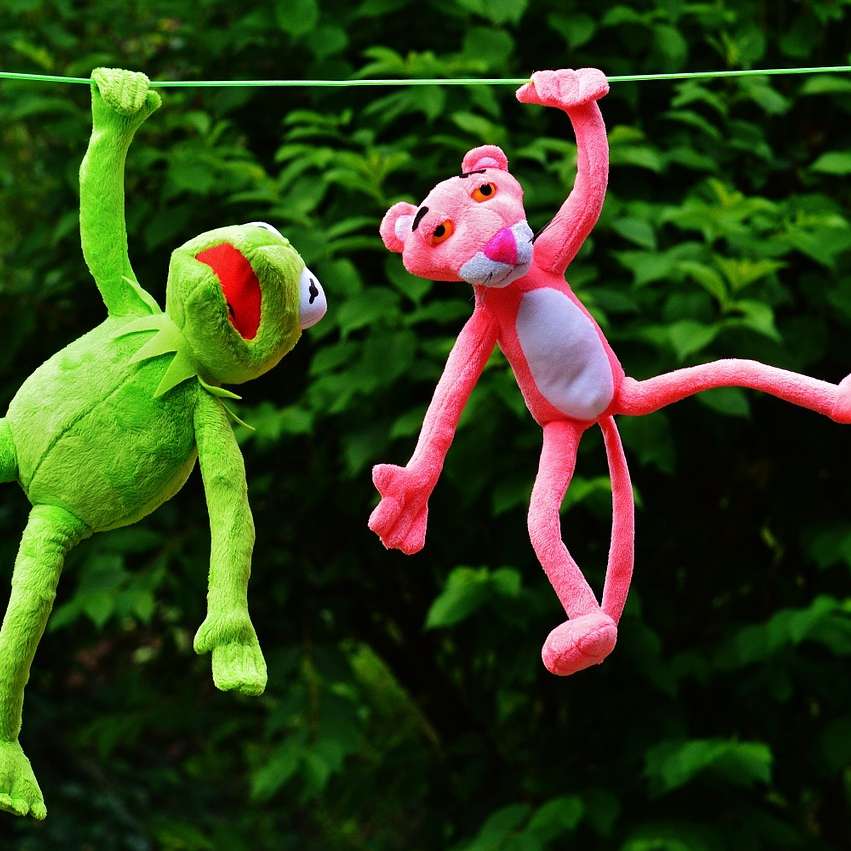 Hanging stuffed animals sliding puzzle online
