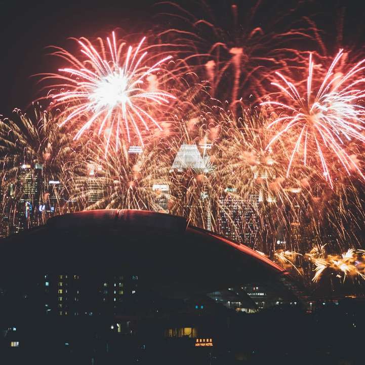 Πυροτεχνήματα Πρωτοχρονιάς συρόμενο παζλ online