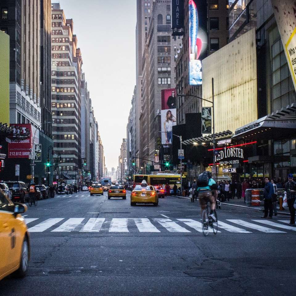 Ulica w Nowym Jorku puzzle przesuwne online