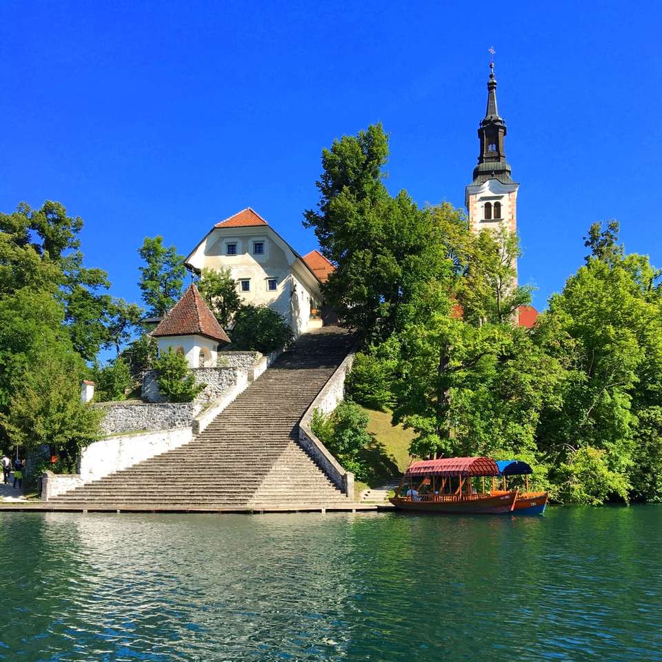 Озеро Блед, Словенія онлайн пазл