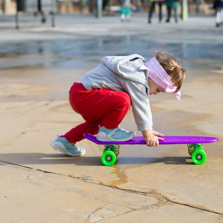 dziecko skateboarder puzzle online