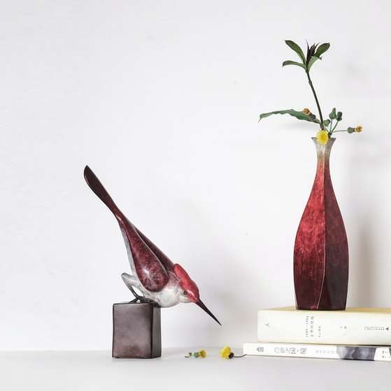 《赤》 花 器 Vaso puzzle online
