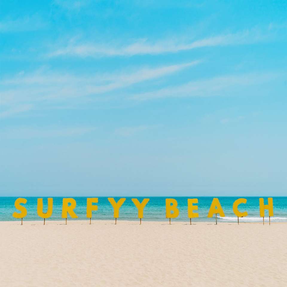 夏のビーチ スライディングパズル・オンライン