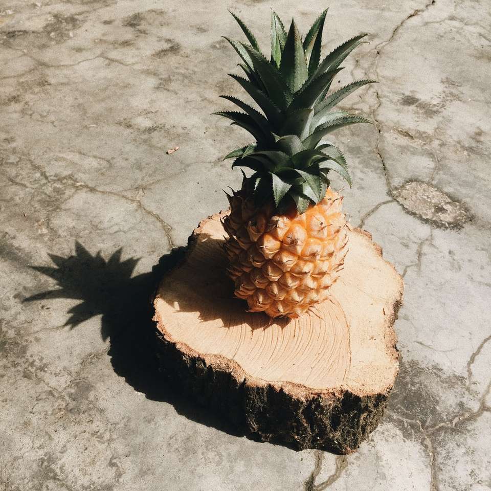 Un ananas in una giornata di sole. puzzle online