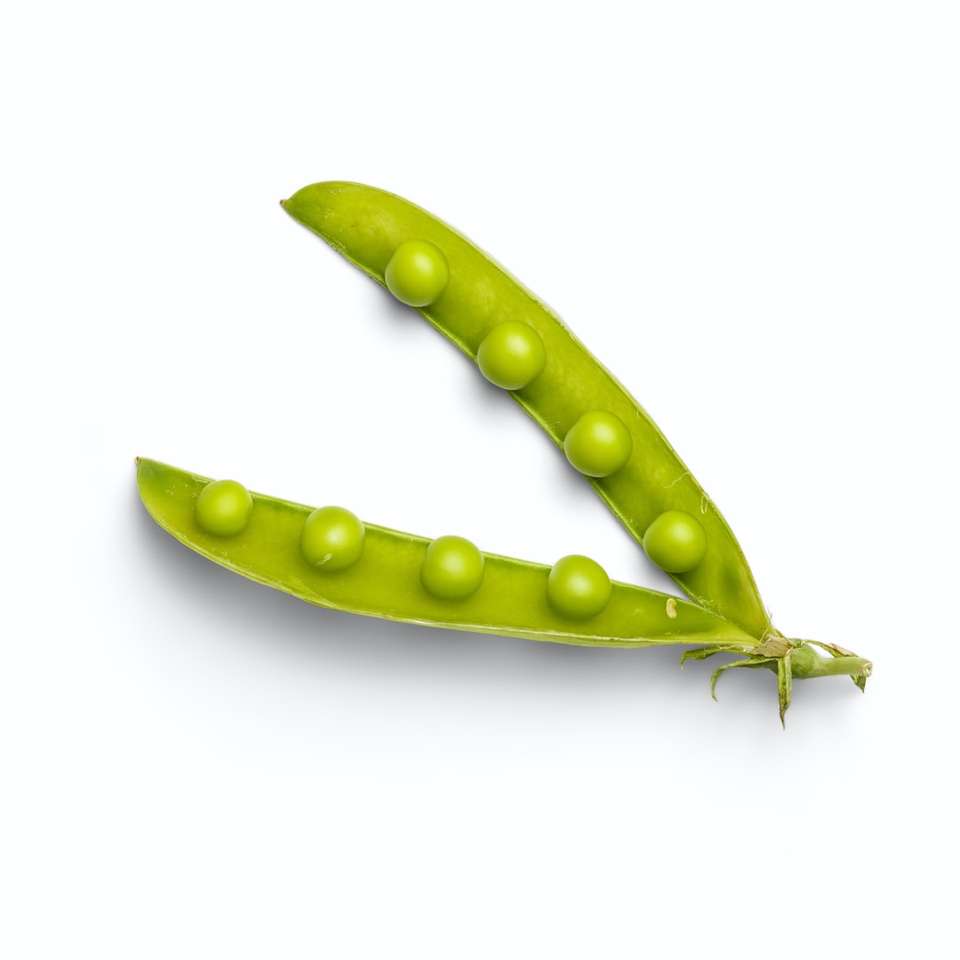 zelené chilli na bílém pozadí online puzzle
