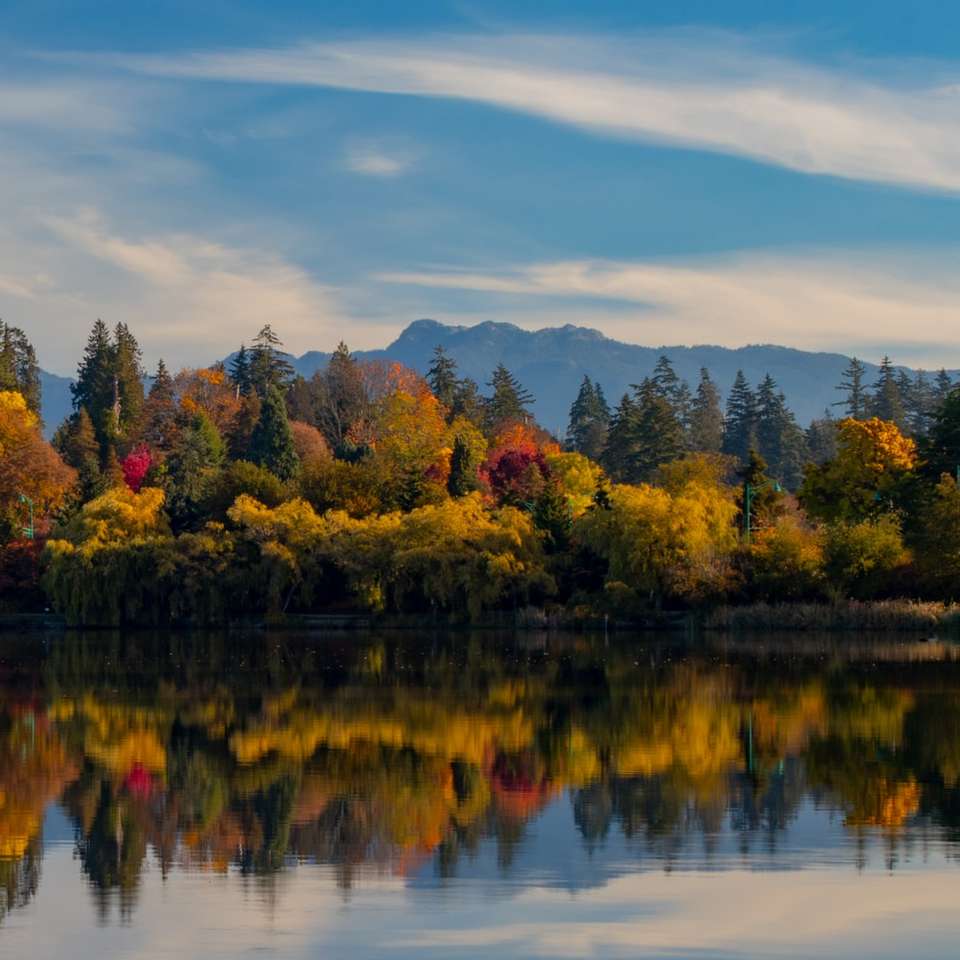 Outono em Lost Lagoon, Vancouver. puzzle online