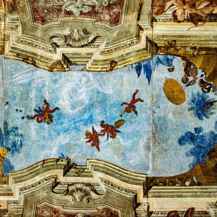 frumoasă murală de tavan puzzle online