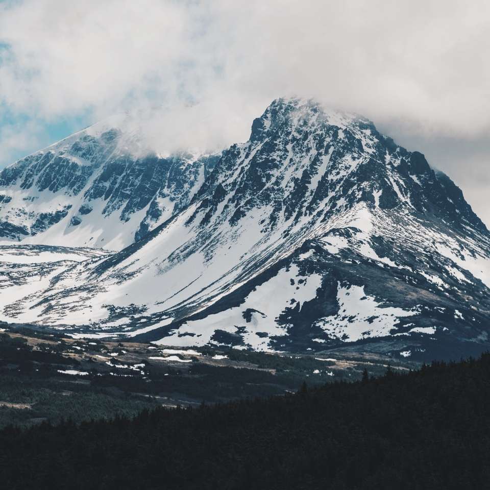 landscape photography of mountain sliding puzzle online