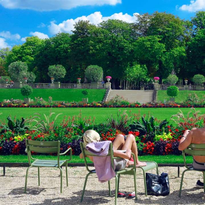 Le jardin du Luxembourg puzzle coulissant en ligne
