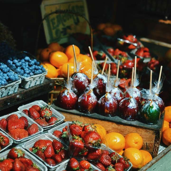 фрукти полуниці розсувний пазл онлайн