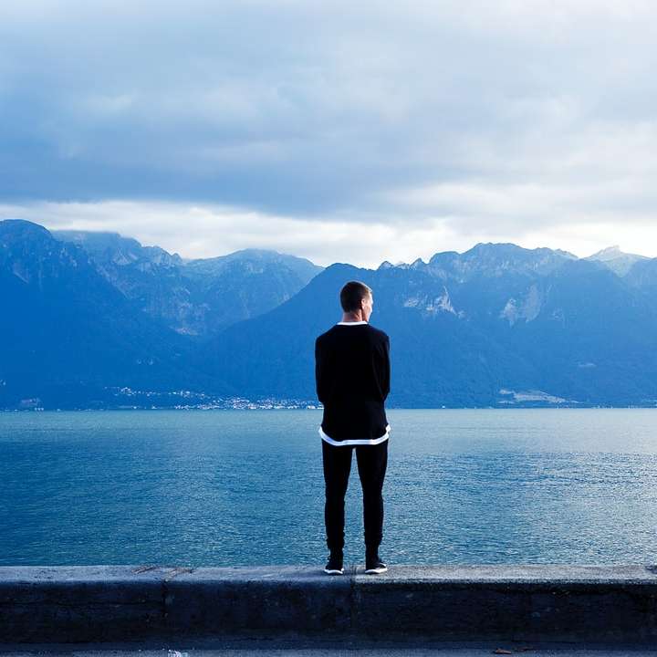 Samotność nad jeziorem puzzle przesuwne online