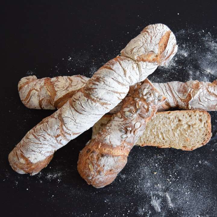 Chléb, rustikální, kváskový online puzzle
