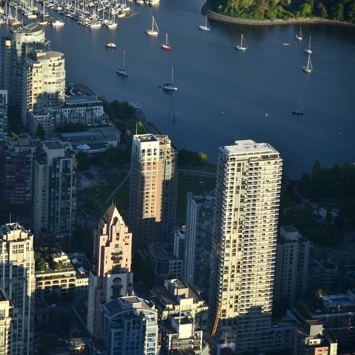 Aerial of Vancouver online puzzle
